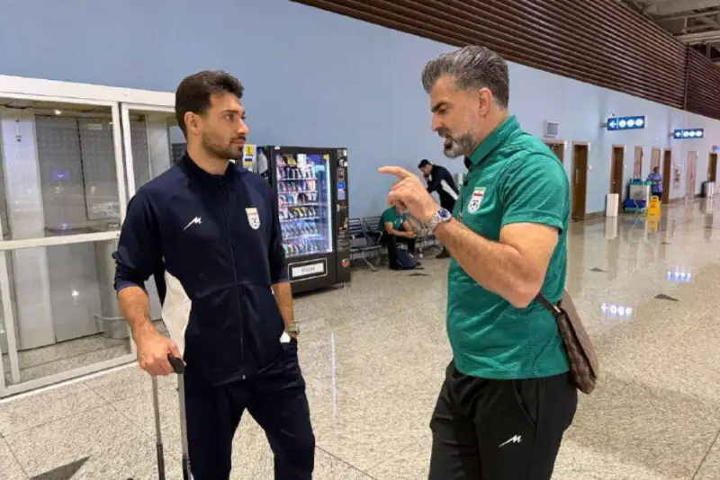 تیم ملی فوتبال ایران وارد امارات شد