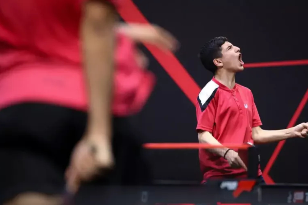 نبرد پایاپای تیم ملی پینگ پنگ ایران و کره جنوبی