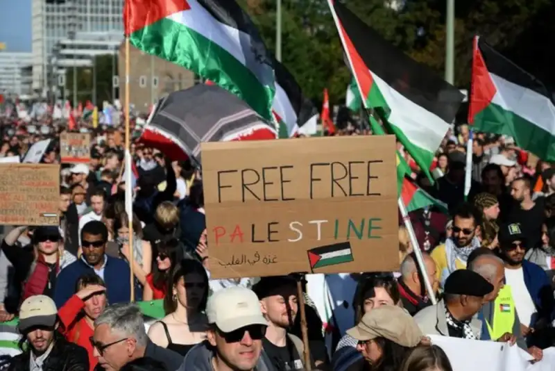 فریاد «رهایی فلسطین» در خیابان‌های اروپا
