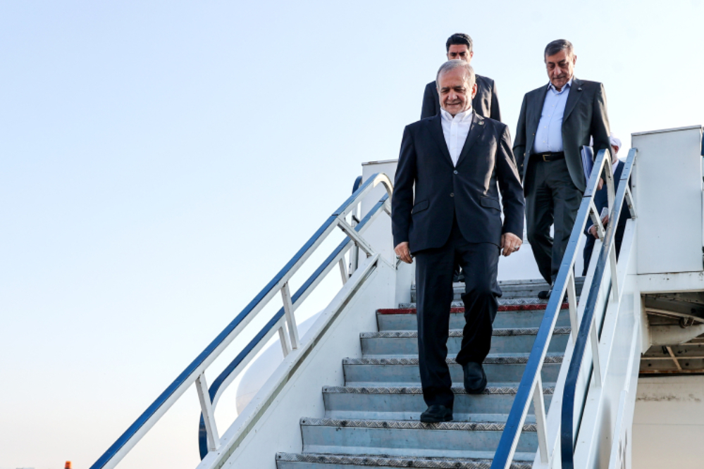 رییس جمهور وارد ارومیه شد