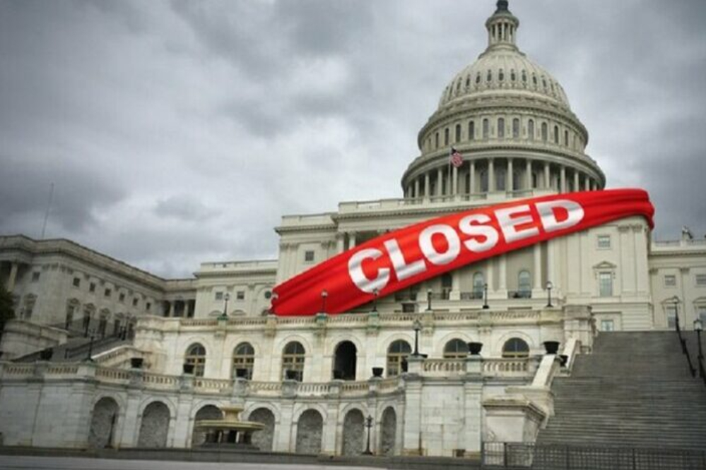 شکسته شدن رکورد تعطیلی دولت آمریکا