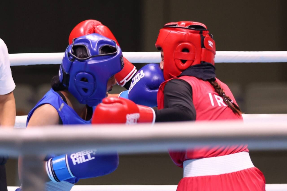 ناکامی دختر بوکس‌ باز  ایرانی مقابل چین