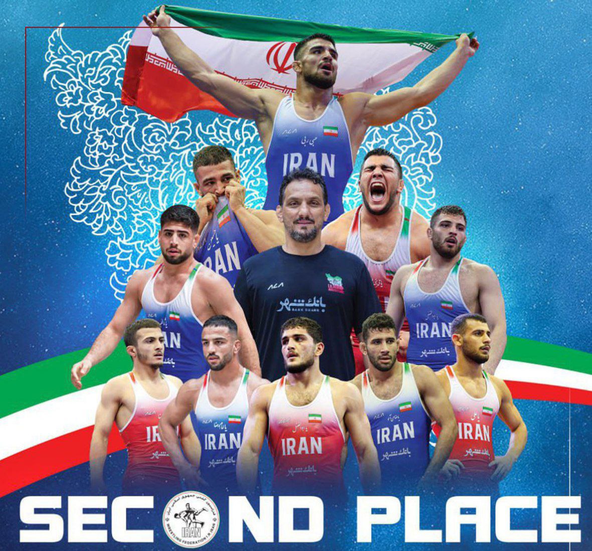 تیم کشتی آزاد امید ایران نایب قهرمان جهان شد