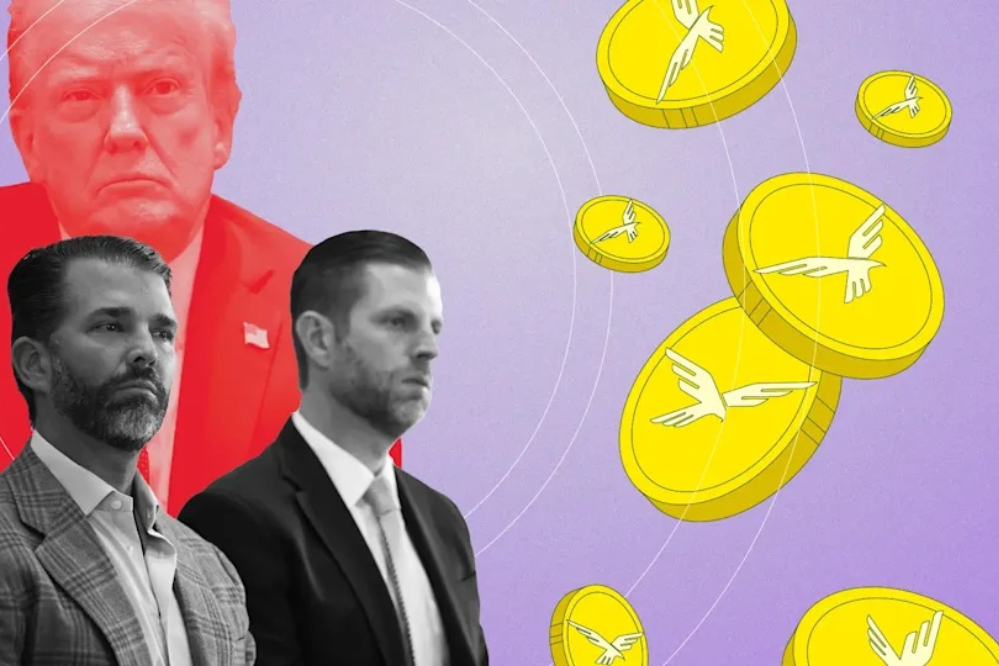 درآمدهای میلیارد دلاری خانواده ترامپ از محل رمزارزها