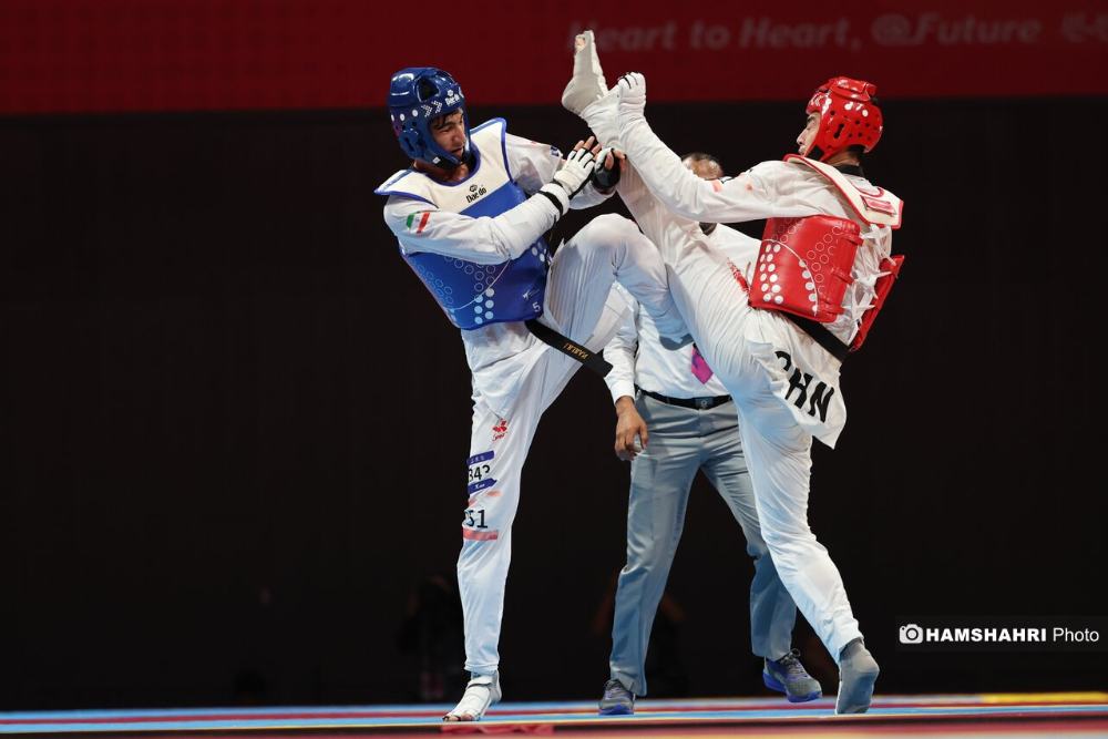 پایان کار تیم ملی تکواندو ایران در قهرمانی جهان با 3 مدال / بختیاری به مدال برنز رسید
