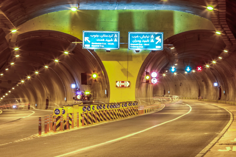انسداد موقتی تونل نیایش تهران