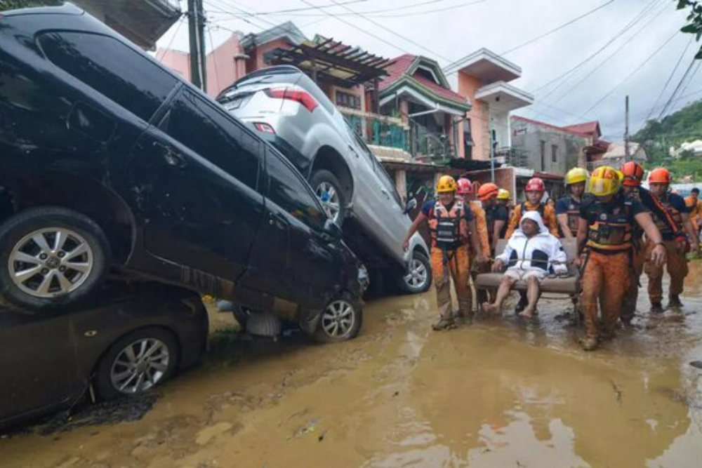 81 کشته در طوفان مرگبار و سیلاب فیلیپین و اندونزی