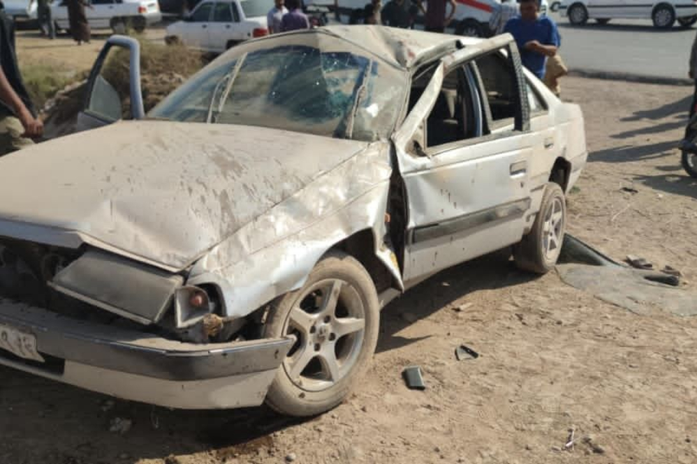 یک کشته و چهار زخمی در تصادف خودرو دانش‌آموزان در دزفول