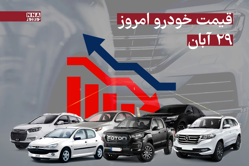 قیمت خودرو داخلی و خارجی امروز پنجشنبه 29 آبان 1404+ جدول