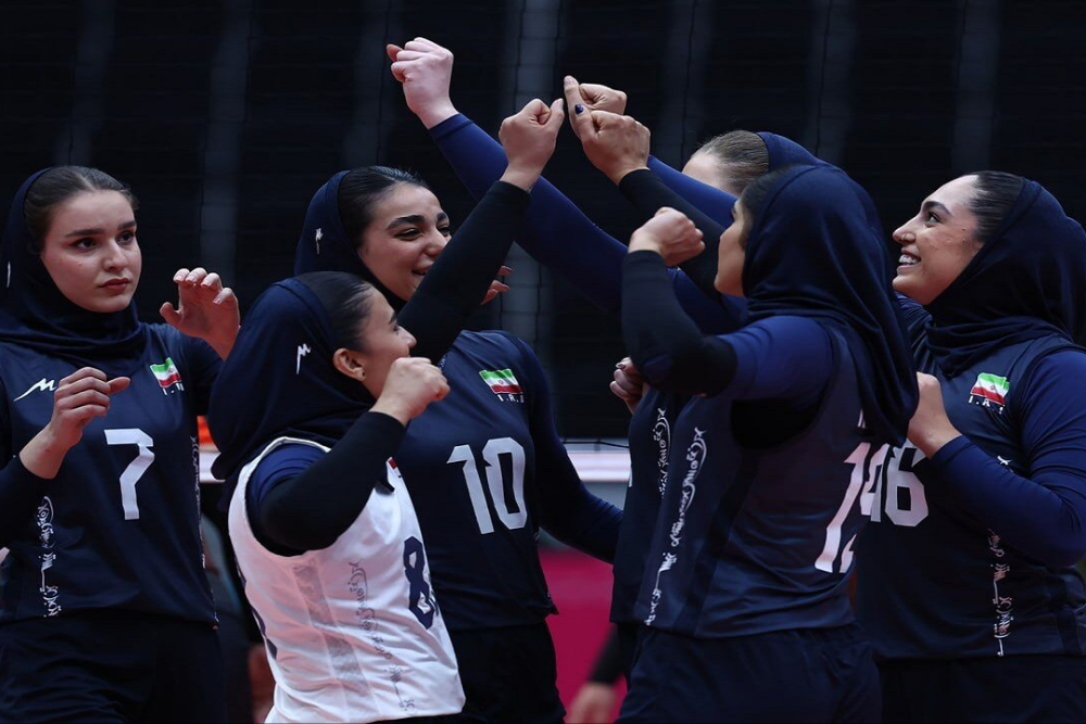 زنان والیبال ایران روی سکوی سوم ایستادند