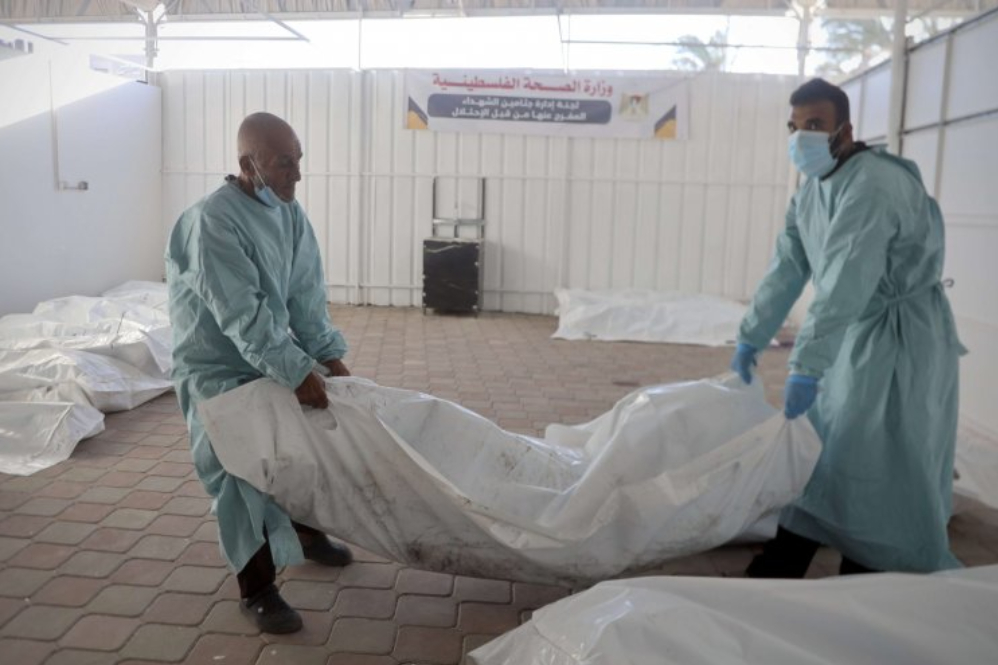 גופותיהם של 15 שהידים הגיעו לעזה כחלק מעסקת חילופי גופות.