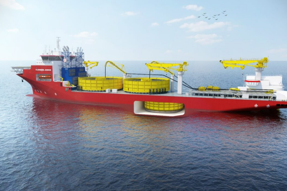 بزرگ‌ترین کشتی کابل‌گذار جهان در چین به آب انداخته شد