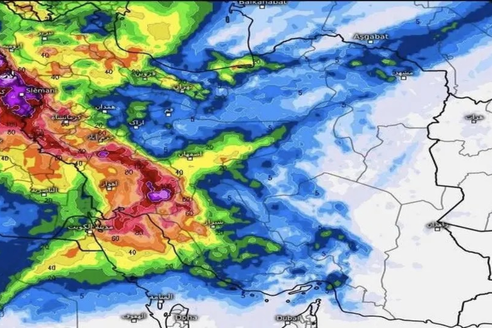 ورود سامانه بارشی گسترده به کشور از سه‌شنبه