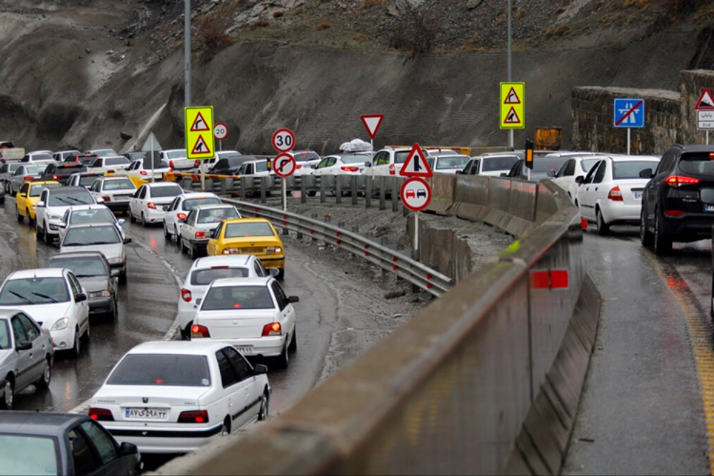 هشدار ترافیکی در محورهای چالوس، هراز و پردیس