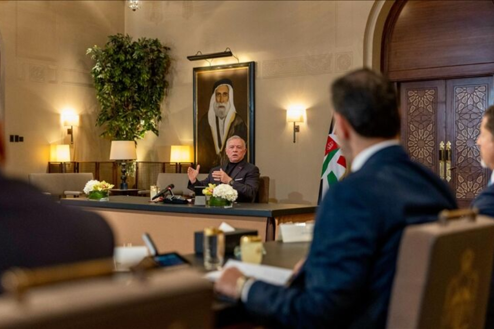 تأکید شاه اردن بر حمایت از دیپلماسی و گفت‌وگو درباره ایران