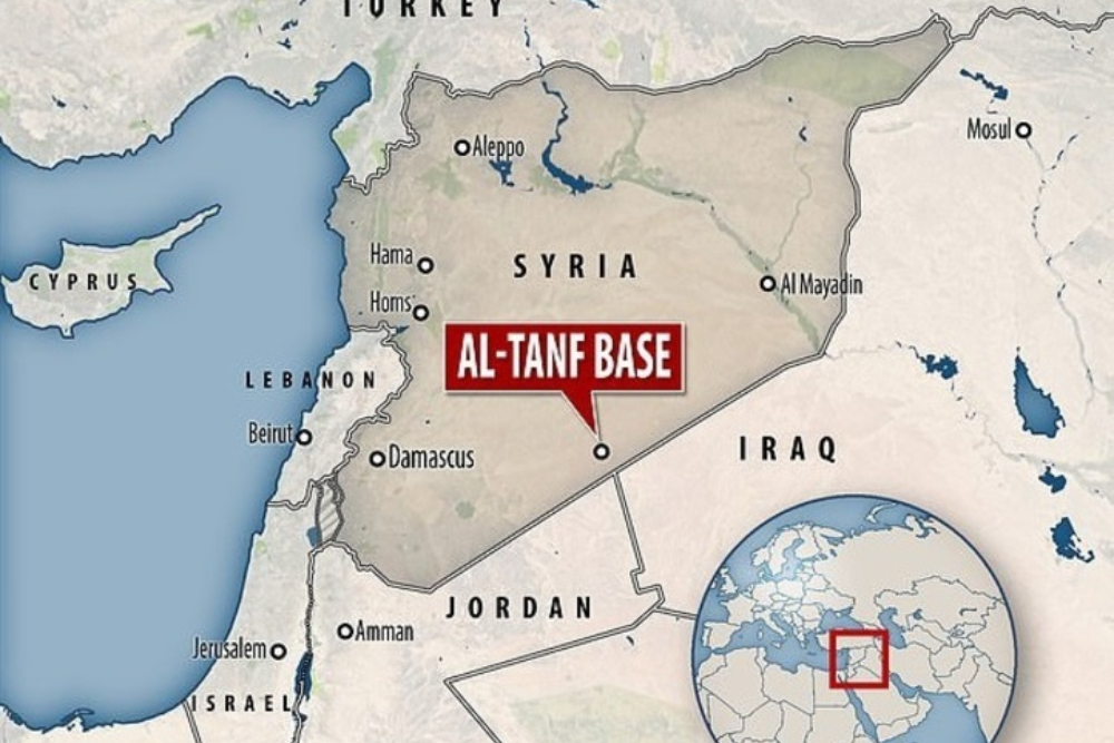 خروج نظامیان آمریکا از پایگاه التنف