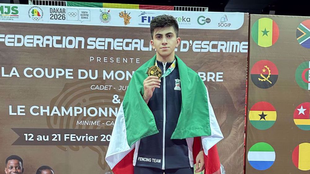 Historic gold for Iran as teen fencer wins World Cup title