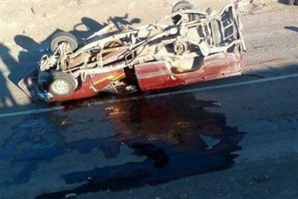 تصادف دو وانت در سراوان 4 کشته و 21 مصدوم بر جا گذاشت