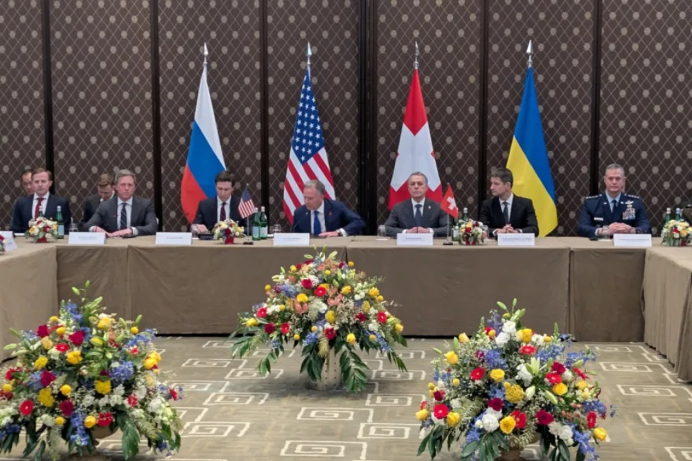 俄罗斯、美国和乌克兰的会谈结束