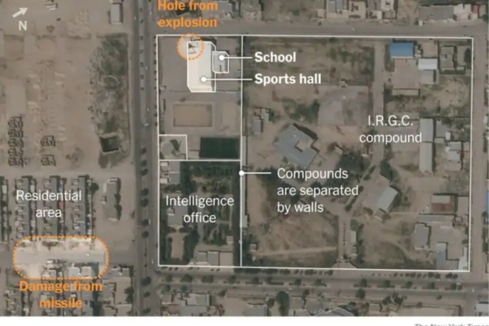 《纽约时报》揭露了美国在对伊朗战争第一天犯下的罪行