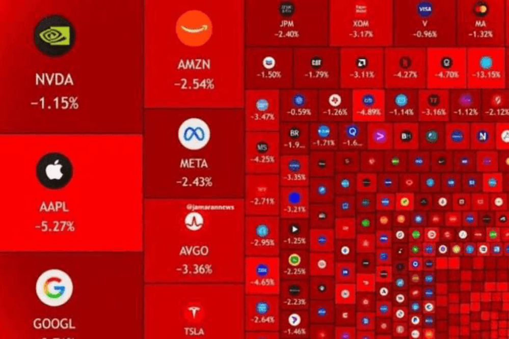 ریزش بازارهای آمریکا؛ بلای جان دولت ترامپ