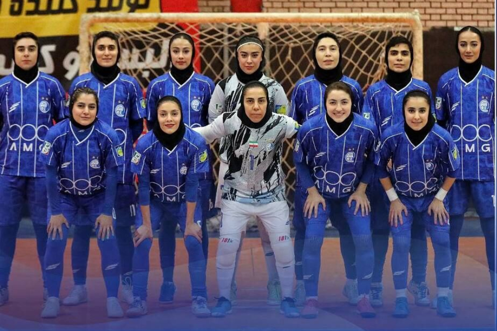 دختران آبی پوش قهرمان لیگ برتر فوتسال شدند