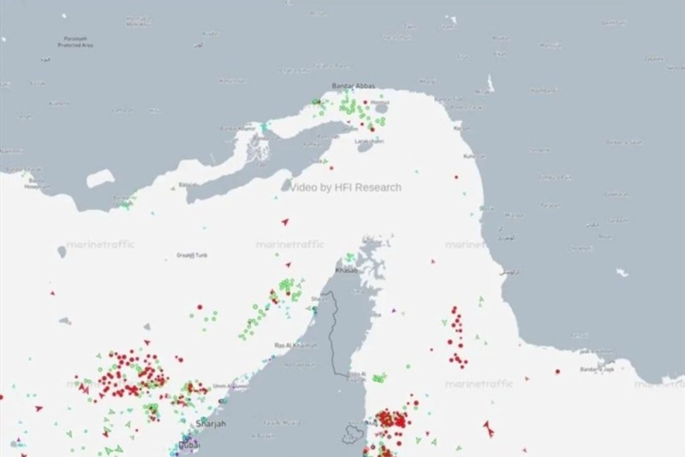 جدیدترین آمار تردد کشتی‌ها از تنگه هرمز