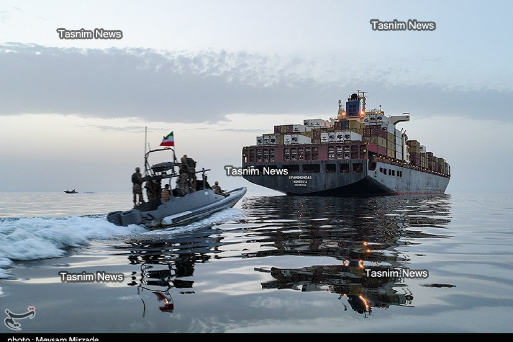 گزارش تصویری | توقیف کشتی کانتینری MSC اسرائیلی