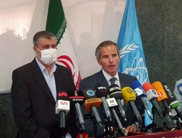 پایان نشست «رافائل گروسی» و «اسلامی» + متن بیانیه